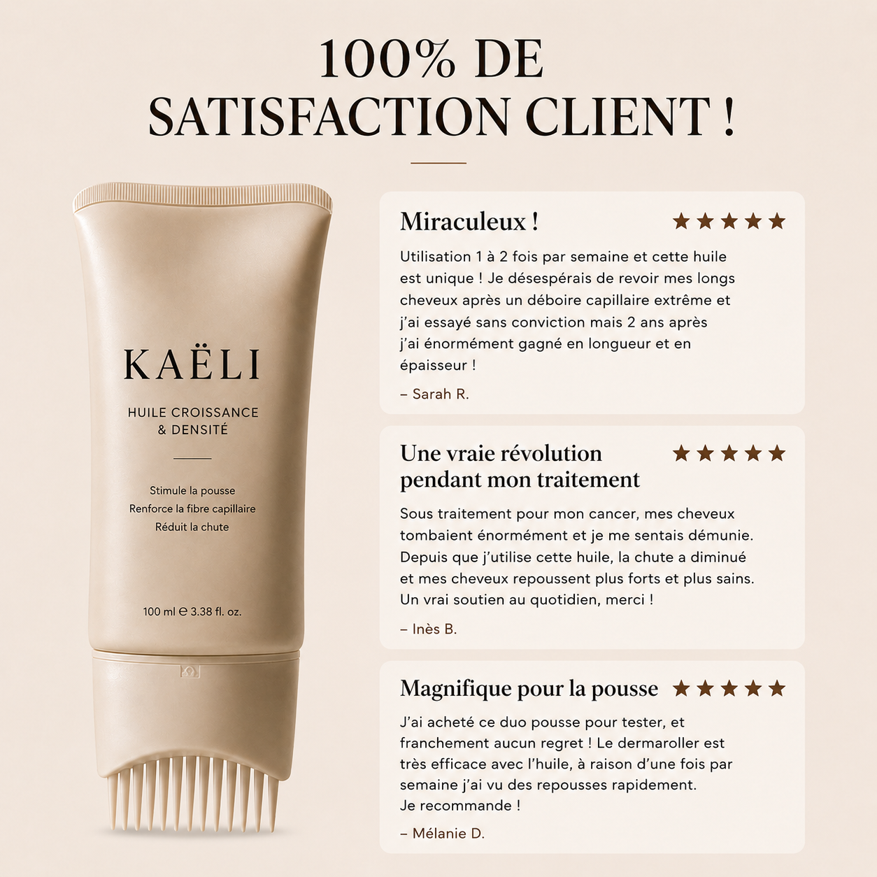 Kaeli Renaissance oil -  Huile Croissance & Densité